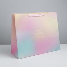 Упаковочные материалы Дарите Счастье Пакет ламинированный Do something amazing, XL 49 ? 40 ? 19 см