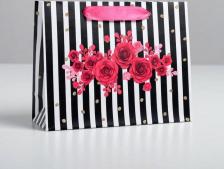 Упаковочные материалы Дарите Счастье Пакет подарочный ламинированный Gifts, 22 x 17.5 x 8 см