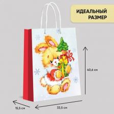 Упаковочные материалы ND Play Пакет подарочный большой Зайка с Тигренком 335х406х155 мм