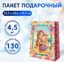 Упаковочные материалы ND Play Пакет подарочный Enchantimals большой желтый 335х406х155 мм