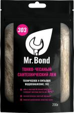 Уплотнитель резьбовых соединений Mr.Bond Сантехнический лен 303 MB5030300200