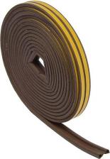 Уплотнитель Tundra Уплотнитель резиновый, профиль Р, размер 5.5х9 мм, коричневый, в упаковке 10 м 379473