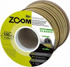 Уплотнитель Zoom Уплотнитель самоклеящийся коричневый строй classic 100m