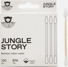 Ватные палочки Jungle Story Палочки ватные с Белым ультрамягким хлопком 100шт