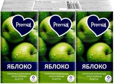 Бумажные платки Premial Платочки бумажные для носа - Клубника, трехслойная, 10 шт