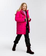 Верхняя одежда для девочки Button Blue Куртка детская 223BBGA41031200, розовый, 110