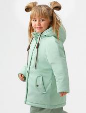 Верхняя одежда для девочки Button Blue Пальто детское 123BBGMC45024800, цвет зеленый, размер 104