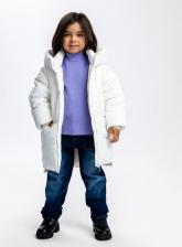 Верхняя одежда для девочки Button Blue Пальто детское 223BBGMC46030200, белый, 104