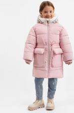 Верхняя одежда для девочки Gulliver Пальто зимнее стёганое на искусственном пуху розовое, 134, 22402GMC4504