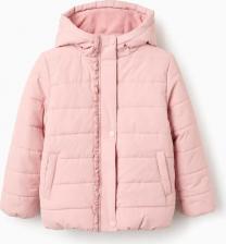 Верхняя одежда для девочки Zippy Утепленная детская куртка с капюшоном и флисовой подкладкой, темно-синий