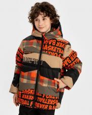 Верхняя одежда для мальчика Button Blue Куртка демисезонная с капюшоном принтованная мультицвет, 98, 224BBBMC4103