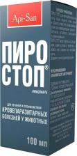 Ветеринарный препарат Apicenna Пиро-Стоп (100 мл.)
