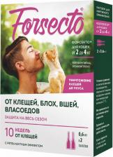 Ветеринарный препарат Астрафарм фОРСЕКТО для кошек от 2 до 4 кг (0,6 мл)