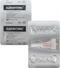 Bayer Капли для собак АДВАНТИКС от блох, клещей и комаров 250 1 пипетка в упак – фото 3