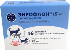 Ветеринарный препарат Doctor Vic Таблетки для собак и кошек Энрофлон для перорального применения 50мг, 28табл