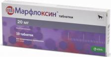 Ветеринарный препарат КРКА-Рус Марфлоксин таблетки для кошек и собак при заболеваниях бактериальной и микоплазменной этиологии, 5 мг, 10 шт
