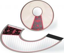 Ветеринарный препарат Neoterica Защитный воротник VETPRO с застежкой-липучкой, прозрачный, полипропилен, 25 см