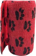 Ветеринарный препарат VitaVet Care бинт самофиксирующийся горький, с рисунком (10 см. х 4,5 м.)