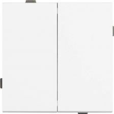 Выключатель Arlight Механизм выключателя двухклавишный непроходной SWT-TENDO-MK02-PL-WH 1шт 054058