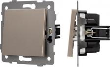 Выключатель Arlight Механизм выключателя света клавишный совместим с рамками серий OMALI/AKYRI/PERIO/XSILO. Скрытый тип монтажа позволяет гармонично встроить в интерьер 4680638915745