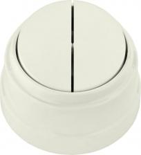 Выключатель Bylectrica Двухклавишный выключатель серия РЕТРО 4810158072615