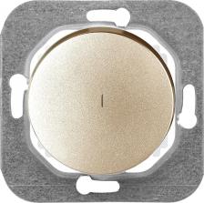 Выключатель Bylectrica Механизм 1-клавишного выключателя СУ с подсветкой серия ПРОВАНС, шампань С110-3307 шампань