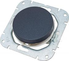 Выключатель Bylectrica Одноклавишный механизм выключателя Механизм выключателя 1-клавишный, скрытая установка, серия ПРОВАНС, С110-3301 графит