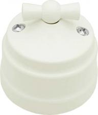 Выключатель Bylectrica Выключатель 1-кл.- 2-кл. поворотный ОУ серия РЕТРО, бежевый А510-2292 бежевый