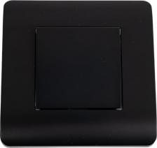 Выключатель CHINT Переключатель NEW3-E одноклавишный встраиваемый черный (431464)