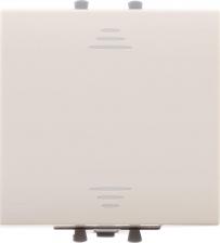 Выключатель DKC Avanti Ванильная дымка Выключатель 16A 2 модуля