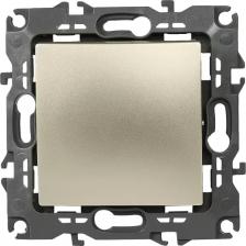 Выключатель Эра 12-1101-04 12-1101-04 Выключатель, 10АХ-250В, IP20, Эра12, шампань, цена за 1 шт