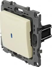 Выключатель Эра 12-1102-02 12-1102-02 Выключатель с подсветкой, 10АХ-250В, IP20, Эра12, слоновая кость, цена за 1 шт