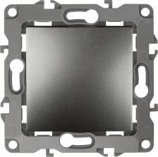 Выключатель Эра 12-1108-12 12-1108-12 Переключатель промежуточный, 10АХ-250В, IP20, Эра12, графит, цена за 1 шт