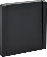 Выключатель ИЭК FORTE&PIANO Выключатель 1-клавишный проходной с индикацией 10А FP104 черный, цена за 1 шт
