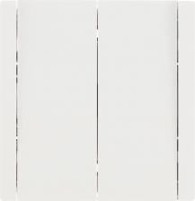 Выключатель ИЭК FORTE&PIANO Выключатель 2-клавишный 10А FP205 белый, цена за 1 шт