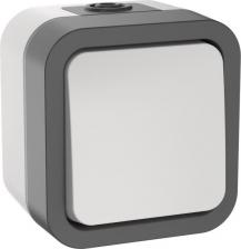 Выключатель ИЭК TORS Выключатель кнопочный 10А IP55 TS210 белый, цена за 1 шт