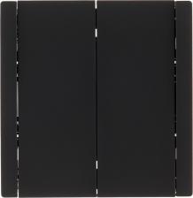 Выключатель ИЭК Выключатель проходной 2-кл. СП FORTE&PIANO 10А FP107 черн. FP-V22-0-10-1-K02