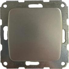 Выключатель Kranz DEA Выключатель 1кл с/у 10А мех. Серебряный металлик, цена за 1 шт