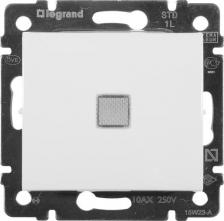 Выключатель Legrand Выключатель 1-кл. с подсветкой Valena, белый 694261