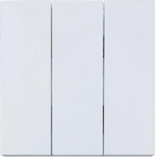 Выключатель Lezard Выключатель встраиваемый Zima 3 клавиши цвет белый