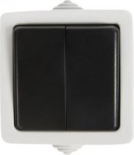 Выключатель LK Studio Двухполюсный двухклавишный переключатель 80006