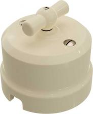 Выключатель МезонинЪ Двухклавишный фарфоровый поворотный выключатель аврора GE70403-02