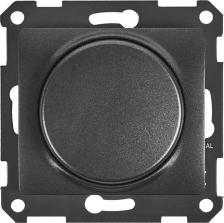 Выключатель Schneider Диммер встраиваемый Glossa 400 Вт цвет графит