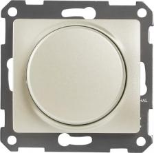 Выключатель Schneider Диммер встраиваемый Glossa 400 Вт цвет платина