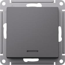 Выключатель Schneider Выключатель Atlas Design 1-клавишный с подсветкой 10АХ,ATN001413