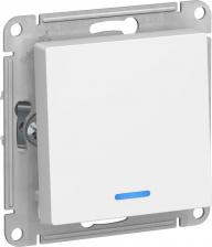 Выключатель Schneider Выключатель Systeme Electric Atlas Design ATN001313, лотос, с подсветкой