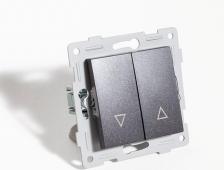 Выключатель SPL Выключатель управления жалюзи, 10А, 220-250V используется для управления для жалюзи и рольставней. Применяется для скрытого монтажа в стены