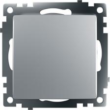 Выключатель Stekker Переключатель перекрестный 1-клавишный, 250В, 10А, серия Катрин, серебро, GLS10-7110-03, цена за 1 шт