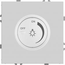 Выключатель Stekker Выключатель диммирующий 250В, 500W, серия Эмили, RSW10-5106-01, белый фарфор, soft touch, цена за 1 шт