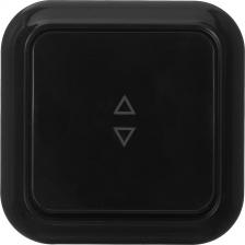 Выключатель SVET Выключатель EV0361-7311 одноклавишный открытая установка черный